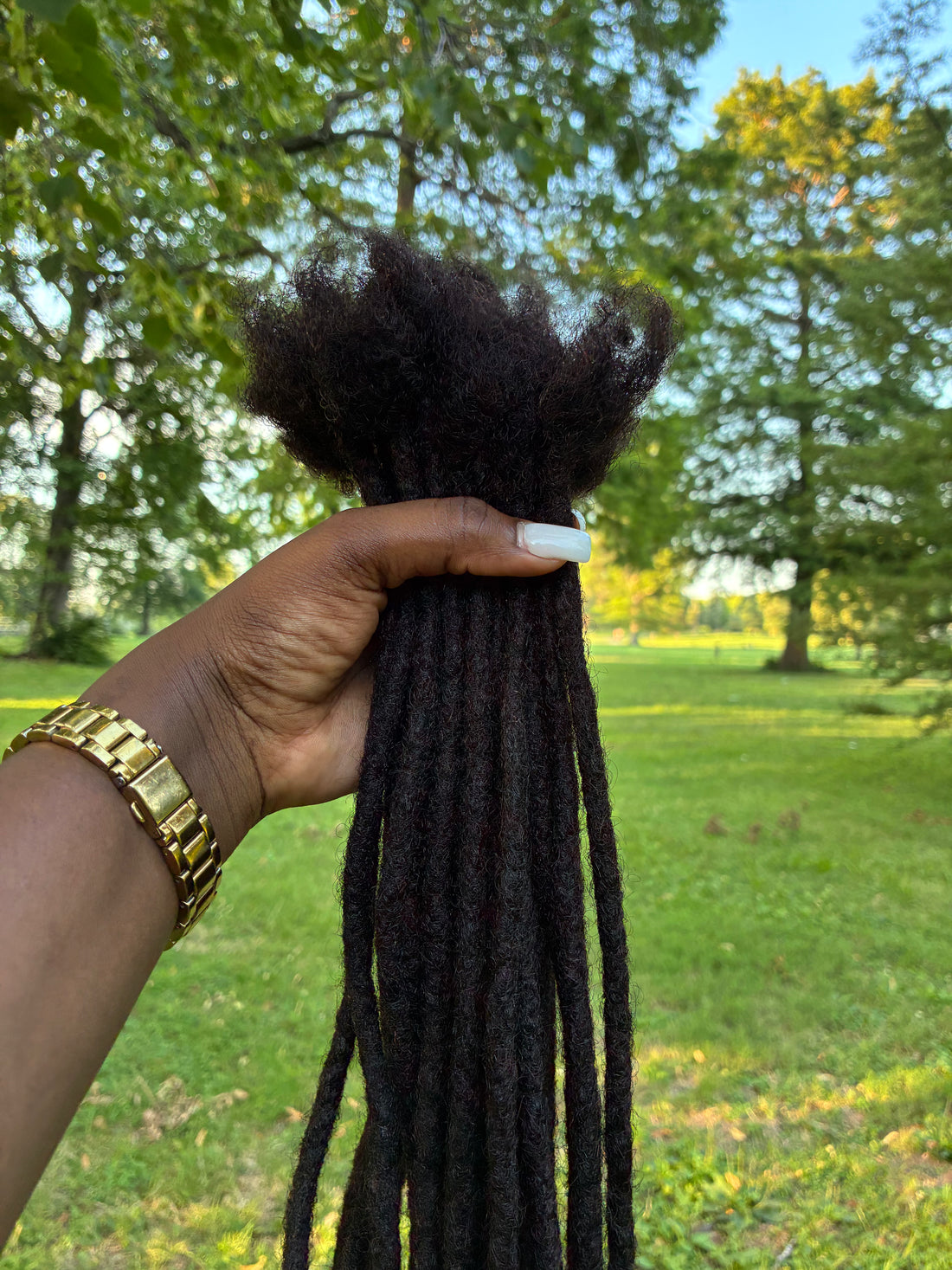 100% HUMAIN HAIR LOCS EXTENTIONS