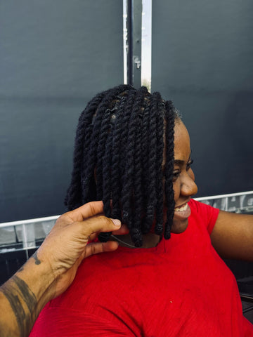 100% HUMAIN HAIR LOCS EXTENTIONS